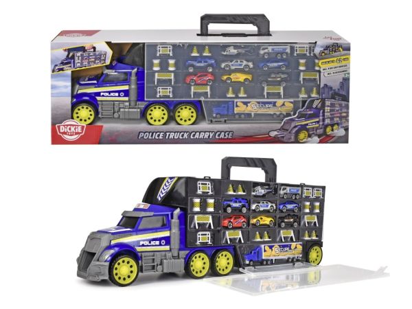 Dickie Toys - Truck Carry Case Police, 62 cm