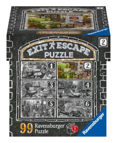 Ravensburger® Puzzle EXIT - Im Gutshaus Wohnzimmer 99 Teile