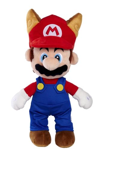 Super Mario - Waschbär Mario Plüsch, ca.30 cm