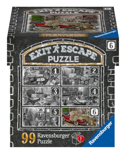 Ravensburger® Puzzle EXIT - Im Gutshaus Garage 99 Teile