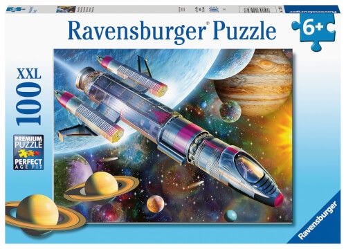 Ravensburger® Puzzle - Mission im Weltall 100 Teile XXL