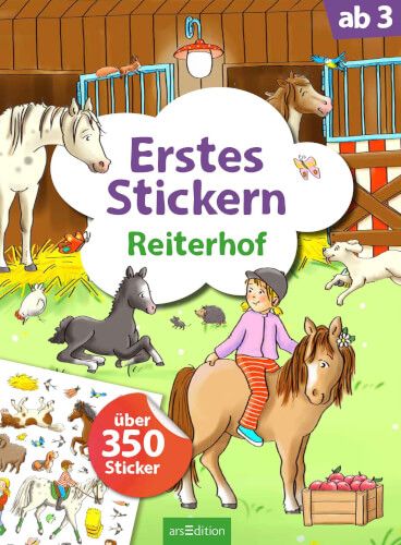 ars Edition - Erstes Stickern Reiterhof