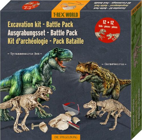 T-Rex World - Ausgrabungsset Battle Pack T-Rex + Carnotaurus