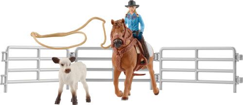 Schleich® Farm World - Team Roping mit Cowgirl