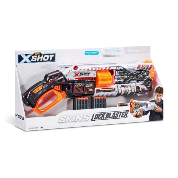 ZURU XSHOT SKINS - Lock Blaster mit Darts