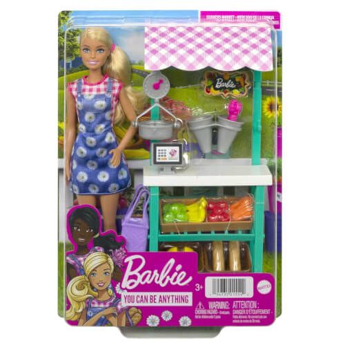Barbie® - Spaß auf dem Bauernhof, Bauernmarkt Spielset