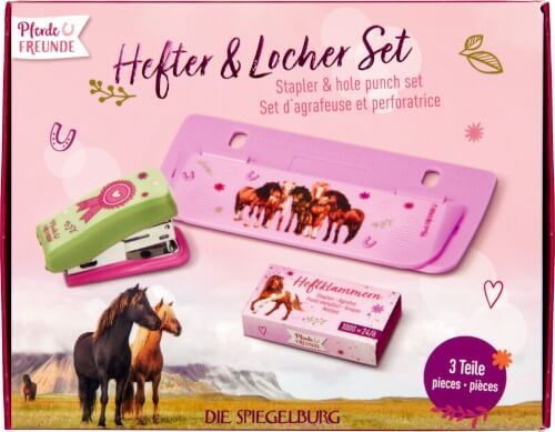 Pferdefreunde - Hefter & Locher Set