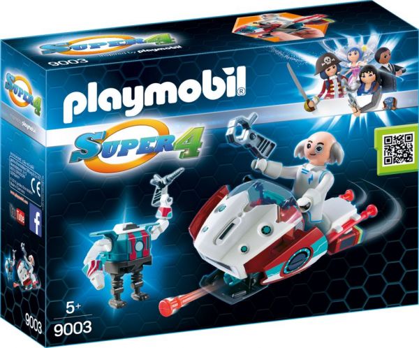 PLAYMOBIL® Super 4 - Skyjet mit Dr X & Roboter
