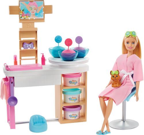Barbie® - Wellness Gesichtsmasken Spielset und Puppe