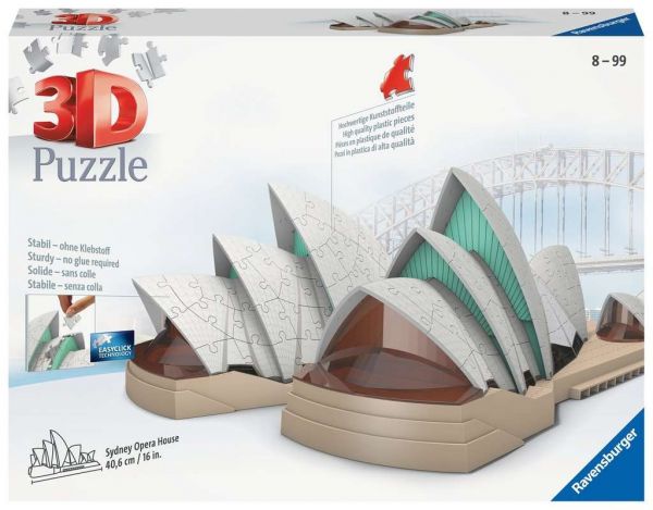 Ravensburger® 3D Puzzle - Opernhaus Sydney, 216 Teile