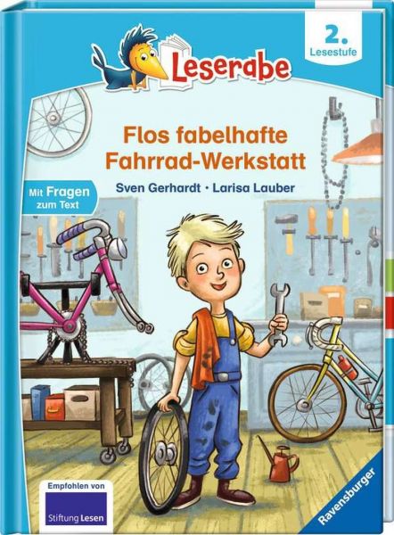 Ravensburger® Leserabe - Flos fabelhafte Fahrrad-Werkstatt, Stufe 2