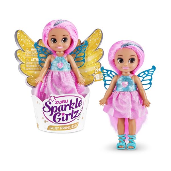 ZURU Sparkle Girlz - Cupcake Puppe Fee, sortiert