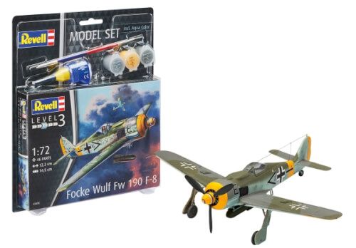 Revell Modellbau - Model Set Focke Wulf Fw190 F-8