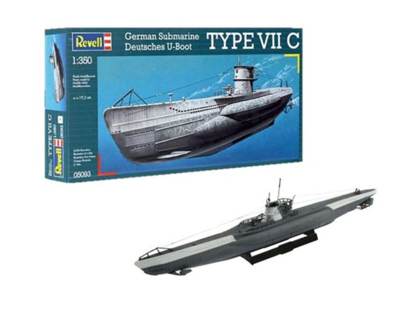 Revell Modellbau - Deutsches U-Boot Type VII C
