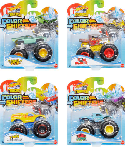 Hot Wheels® Monster Trucks - Color Shifters 1:64, sortiert | Teddy Toys  Kinderwelt