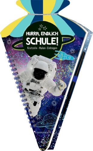 Coppenrath Verlag - Schultüten-Kratzelbuch Astronaut