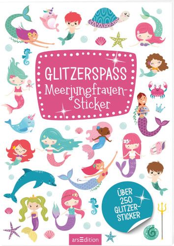 ars Edition - Glitzerspaß Meerjungfrauen-Sticker