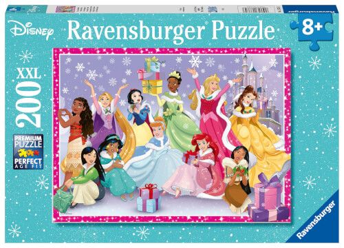 Ravensburger® Kinderpuzzle XXL Disney Princess - Ein zauberhaftes Weihnachtsfest, 200 Teile