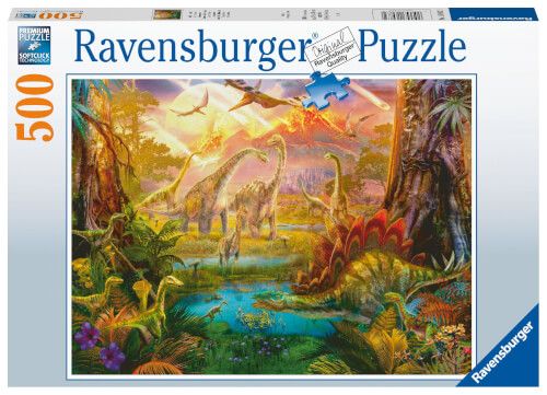 Ravensburger® Puzzle - Im Dinoland, 500 Teile