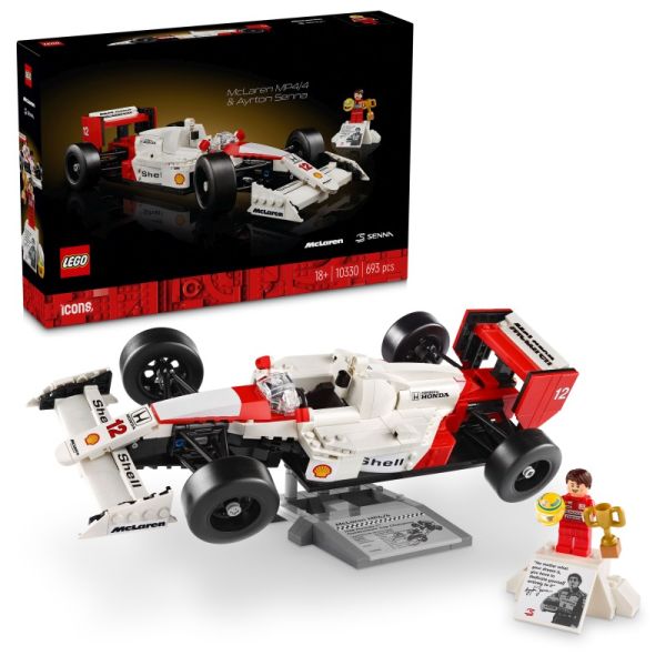 LEGO® Icons - McLaren MP4/4 & Ayrton Senna
