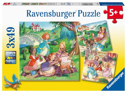 Ravensburger® Puzzle - Kleine Prinzessinnen, 3x49 Teile