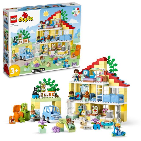 LEGO® DUPLO® Town - 3-in-1-Familienhaus