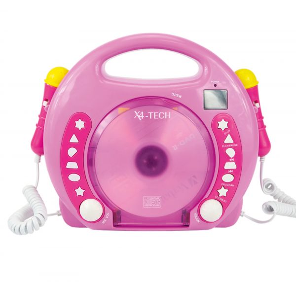 Vedes - Karaoke CD/MP3 Player, pink