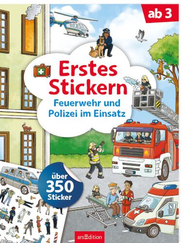 ars Edition - Erstes Stickern Feuerwehr und Polizei im Einsatz