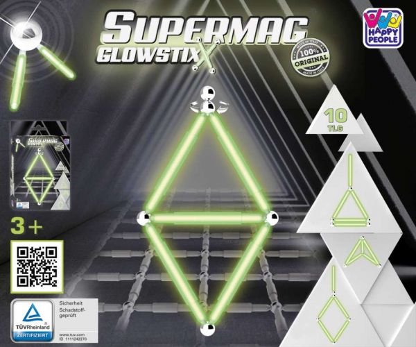 SUPERMAG® - Glowstixx, 10-teilig