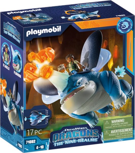 PLAYMOBIL® Dragons - The Nine Realms Plowhorn & D'Angelo