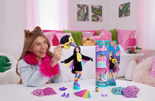 Barbie® Cutie Reveal - Jungle Series Puppe Toucan