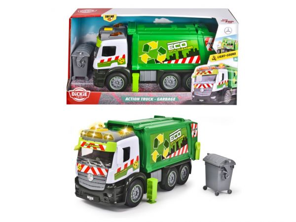 Dickie Toys - Action Truck, Garbage