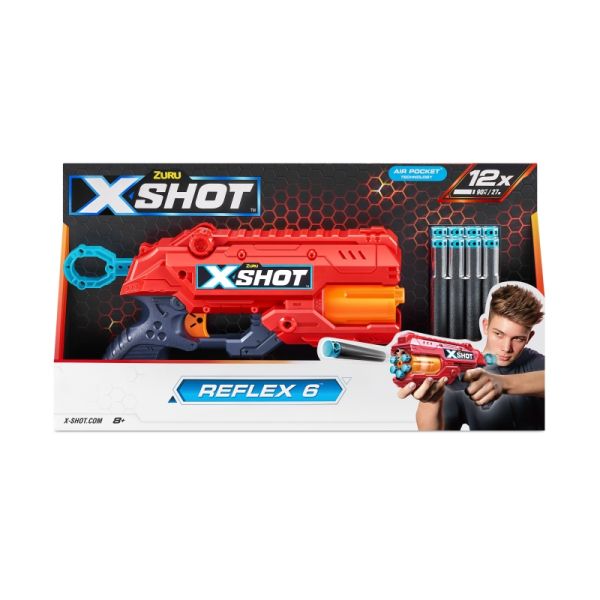 ZURU XSHOT - Excel Reflex 6 Blaster mit Darts