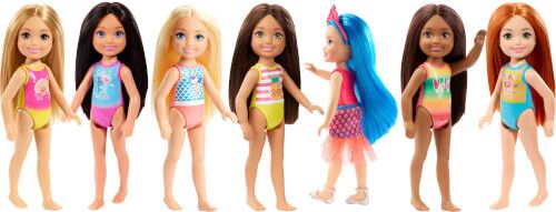 Barbie® Chelsea - Beach Puppen, sortiert