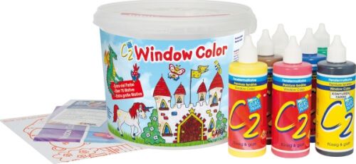 Vedes - Window Color Eimer, 7 Farben + Zubehör