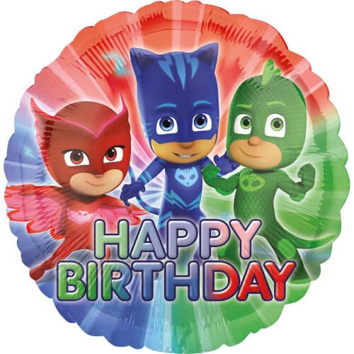 amscan® PJ Masks - Happy Birthday Folienballon, 43 cm
