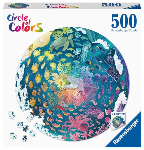 Ravensburger® Puzzle Circle of Colors - Ocean & Submarine, 500 Teile