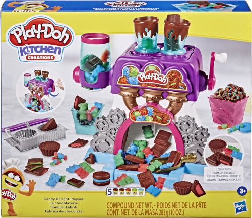 Play-Doh - Candy Delight Playset, Bonbon-Fabrik