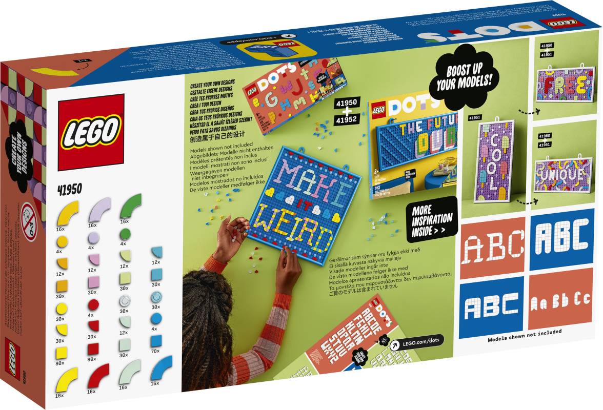 DOTS Toys - XXL Ergänzungsset Kinderwelt Botschaften Teddy LEGO® - |
