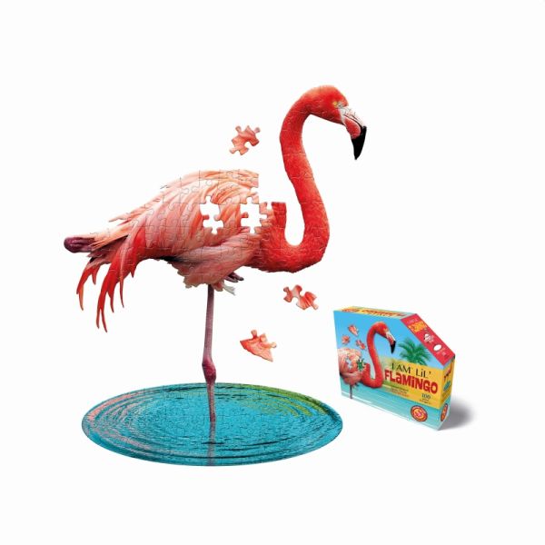 Carletto Madd Capp - Konturpuzzle Jr. Flamingo 100 XL Teile