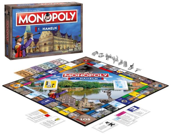 Monopoly - Hameln inkl. Top Trumps Grimms Märchen im Spiel