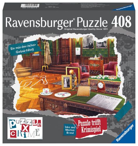 Ravensburger® Puzzle X Crime - Ein mörderischer Geburtstag, 406 Teile