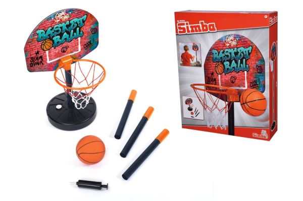 SIMBA - Basketball Set mit Ständer und Ball