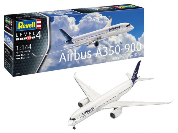 Revell Modellbau - Airbus A350-900 Lufthansa New Livery