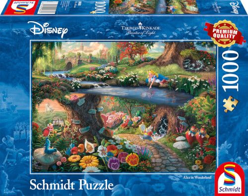 Schmidt Puzzle - Disney, Alice im Wunderland, 1000 Teile