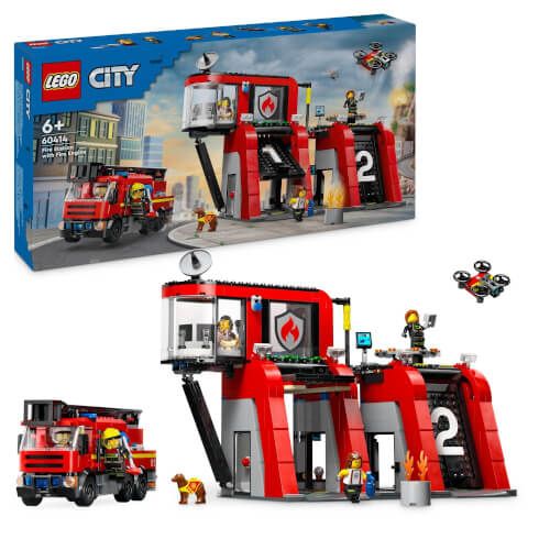 LEGO® City - Feuerwehrstation mit Drehleiterfahrzeug