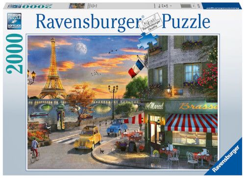 Ravensburger® Puzzle - Romantische Abendstunde in Paris, 2000 Teile