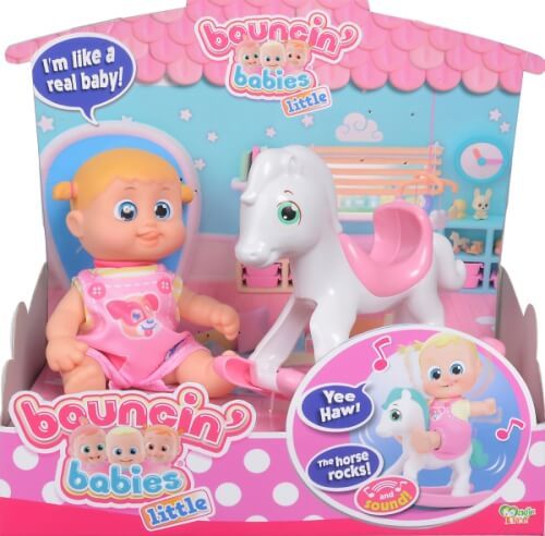 SIMBA Toys Bouncin' Babies - Little Bonny mit Schaukelpferd