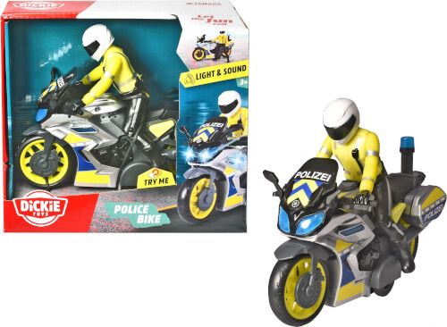 Dickie Toys - Polizei Motorrad mit Licht und Sound