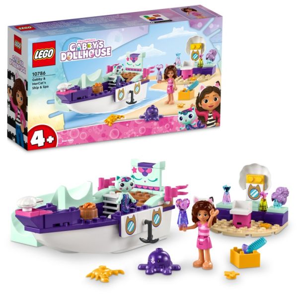 LEGO® Gabby´s Dollhouse - Meerkätzchens Schiff und Spa